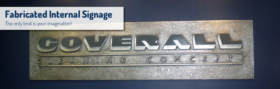 Image: Fabricated Internal Signage