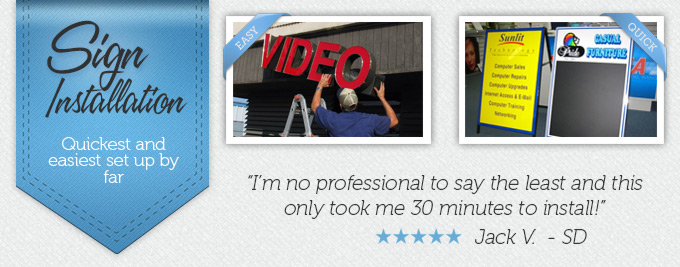 Sign Installation service